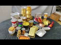 Smoothwall Black And Gold Mini Oblong Foil Take-Out Pan z pokrywą kopuły