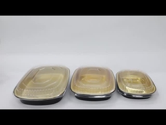 Smoothwall Black And Gold 680 ml Oblong Foil Take-Out Pan do pieczenia i przechowywania