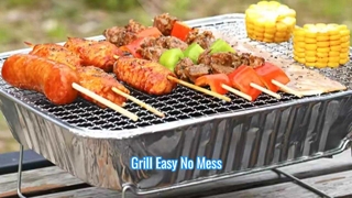 Łatwy grill na świeżym powietrzu bez czyszczenia