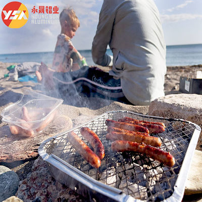 One Time Use BBQ Grill Portable Charcoal Grills Disposable Grill Trays
