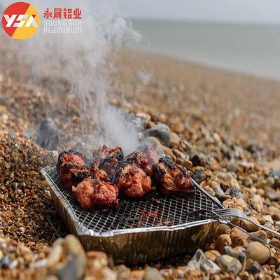 One Time Use BBQ Grill Portable Charcoal Grills Disposable Grill Trays