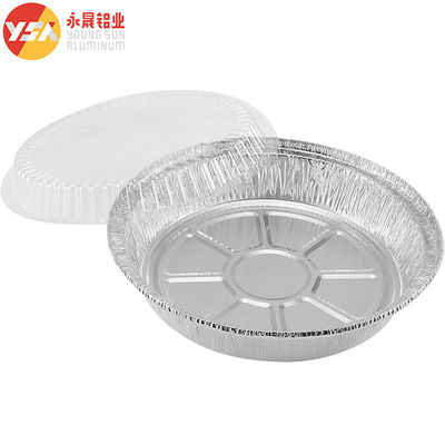 7 Inch Foil Pans With Lids Round Foil Trays Pizza Pie Pan With Clear Lid