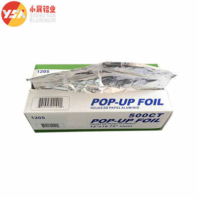Kitchen Pop Up Aluminum Foil Sheets 200 500 Count Food Packing Wrap Foil