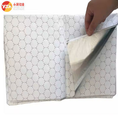 Burger Foil Hexagon Honeycomb Paper Laminated Aluminum Foil Burger Wrapping