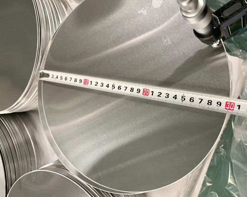 1060 H18 Aluminum Circle Disk Plate 1100 1050 3003 Pan Cookware Custom Diameter High Flatness Burr Free Edge Food Grade