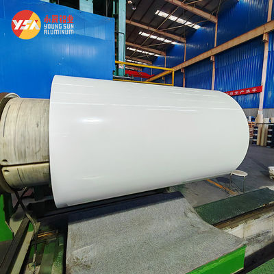 Malowane RAL Kolor 1060 3003 3004 5052 PVDF PE Przedmalowane Kolorowo powlekane Arkusze aluminiowe