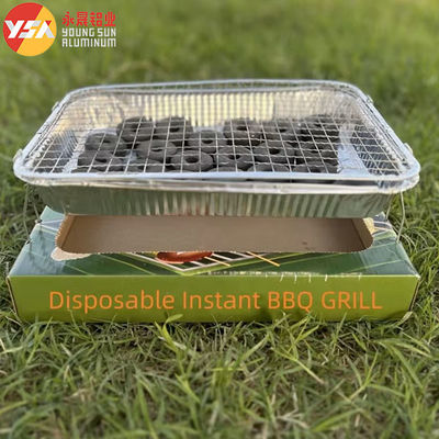 One Time Use BBQ Grill Portable Charcoal Grills Disposable Grill Trays