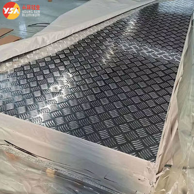 Aluminum Diamond Bean Pattern Checkered 3003 5052 Aluminium Plate Sheet
