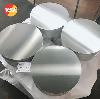 Dostosowywalne 1050 1060 3003 Aluminiowe dyski okrągłe Afryka Bliski Wschód Niestandardowy rozmiar Wysoka płaskość Brzuch bez krawędzi