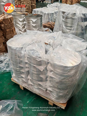 Krążek aluminiowy z serii 3000 do naczyń kuchennych H14 Niestandardowa średnica Wysoka płaskość Krawędź bez zadziorów Klasa spożywcza