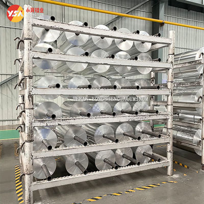 Rolka folii aluminiowej 8011 z podwójnym zerem 0,006 mm, spożywcza folia opakowaniowa