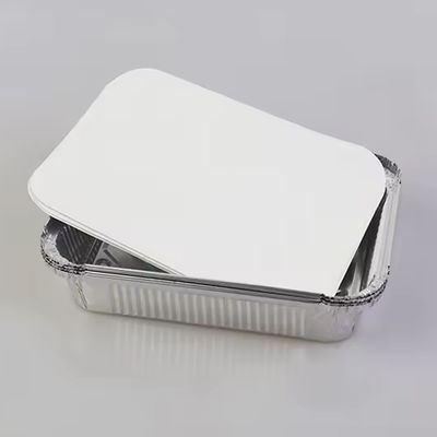Odkładek z jednorazowej użycia z folii aluminiowej z składanym pokrywką idealny do wycieczek do restauracji, imprez gastronomicznych i przygotowania posiłków.