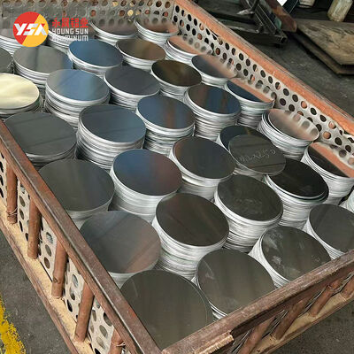 CC DC Aluminium Circle Disc 1050 3003 Stop O H12 Temperature Deep Drawing OEM Custom Cookware Blank