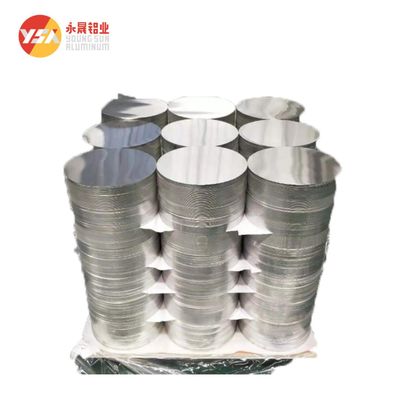A1050 A1060 A1070 A1100 A3003 Aluminiowe kółka Rzemiosła Patelnia kuchenna Niestandardowy rozmiar Wysoka płaskość Burr Free Edge Żywność
