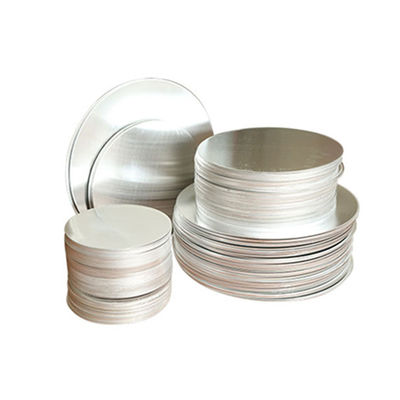 Śr. 80 mm aluminium 1100 3003 okrągła płyta krążek tarcza naczynia kuchenne niestandardowa średnica wysoka płaskość krawędź bez zadziorów do kontaktu z żywnością