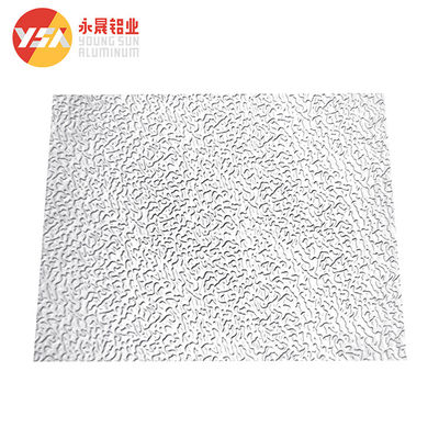 1000 3000 5000 serii Stucco 0,3-0,8 mm Orange Peel Aluminium Embossed Sheet Plate