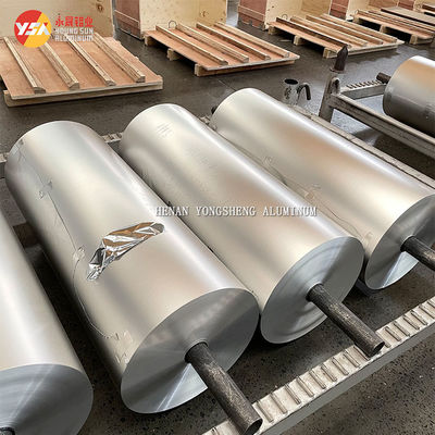Folia aluminiowa 8006 8011 w rolce jumbo do pojemników na żywność, rdzeń o śr. wewn. 76 mm, folia do pakowania