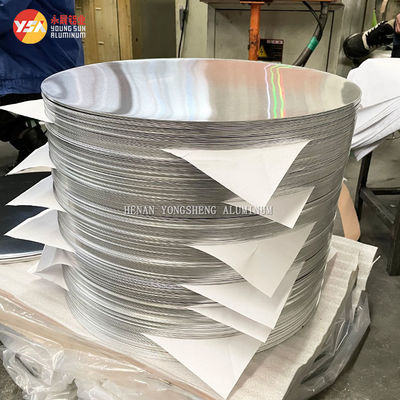 1060 3003 3005 3105 Polski okrągły aluminium okrągły dysk niestandardowy średnica wysoka płaskość burr wolne krawędzie żywność