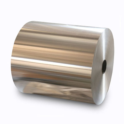 Srebrna folia aluminiowa w rolce, grubość 0,006–0,02 mm, zwój o szerokości na zamówienie