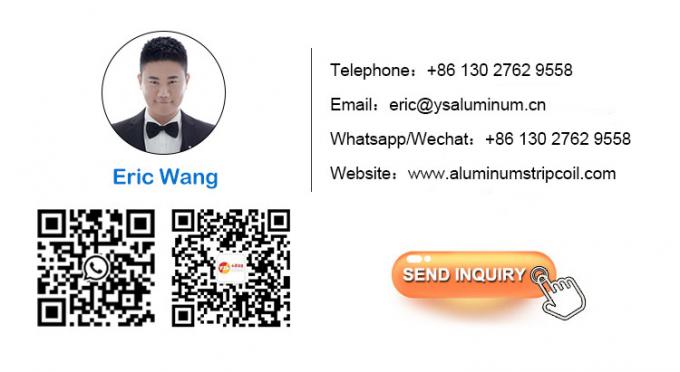 Aluminum strip coil final product展示 and quality assurance